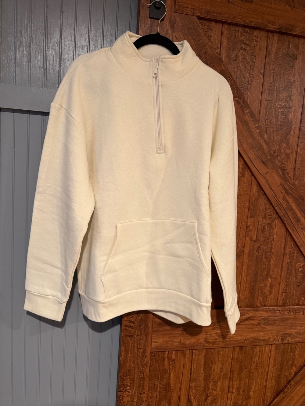 Beyond Yoga Women’s Cream Half-Zip Pullover
